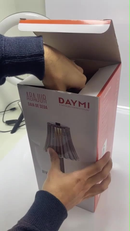 Luminária Abajur de Mesa Saia Seda Com Barra Led Sensor Toque De Luz Quarto Sem Fio 3 Cores 110/220v