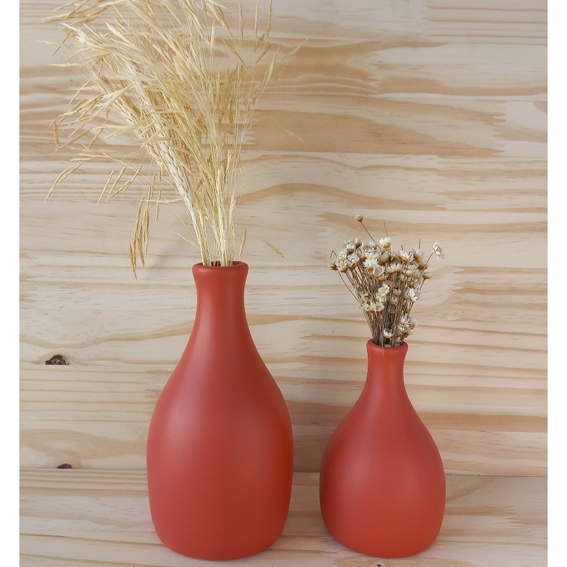 Dupla De Vaso Decorativo Em Ceramica Para Arranjos Casa Sala