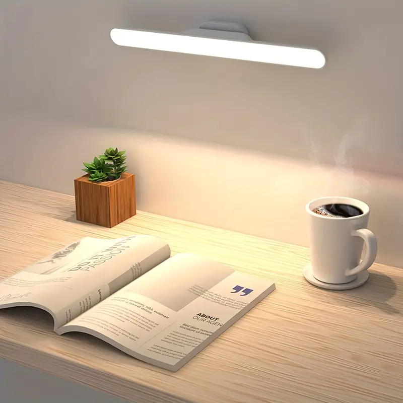 Luminária De Led Sobrepor Bastão Recarregável Sem Fio Com Suporte Magnético E Touch