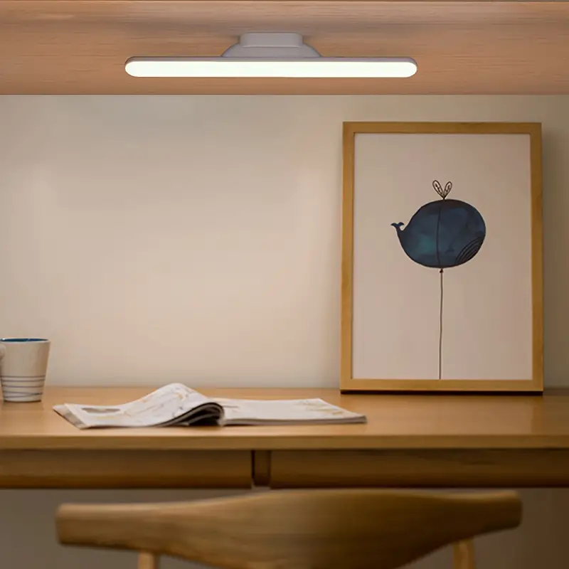 Luminária De Led Sobrepor Bastão Recarregável Sem Fio Com Suporte Magnético E Touch