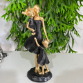 Escultura Mãe e Filhos – Arte Decorativa Premium em Resina Luxo