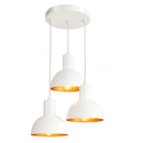 Lustre Pendente Luminária Joana tripla Quarto Sala Cozinha