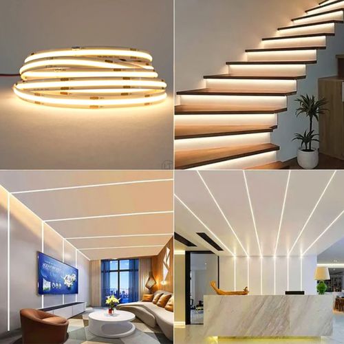 Fita LED 5 Metros 300 LEDs – Branco Frio ou Branco Quente, IP20, Bivolt com Fonte | Iluminação Decorativa para Casa – Luara Decor