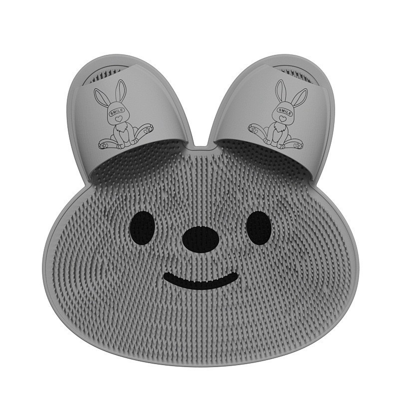 Tapete de banheiro antiderrapante para uso doméstico com massageador e função de limpeza dos pés