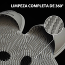 Tapete de banheiro antiderrapante para uso doméstico com massageador e função de limpeza dos pés