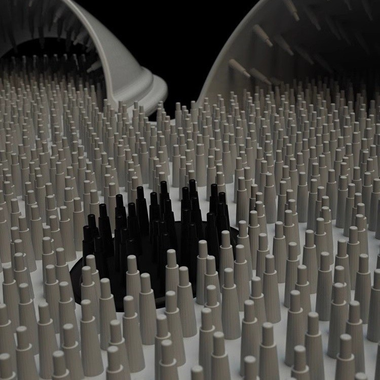 Tapete de banheiro antiderrapante para uso doméstico com massageador e função de limpeza dos pés