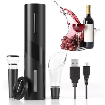 Abridor Saca Rolhas a Recarregável COM USB Garrafa De Vinho Automático