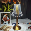 Luminária Abajur de Mesa Saia Seda Com Barra Led Sensor Toque De Luz Quarto Sem Fio 3 Cores 110/220v