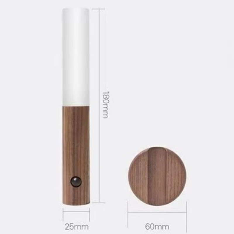 Luz branca quente com sensor de movimento magnético removível