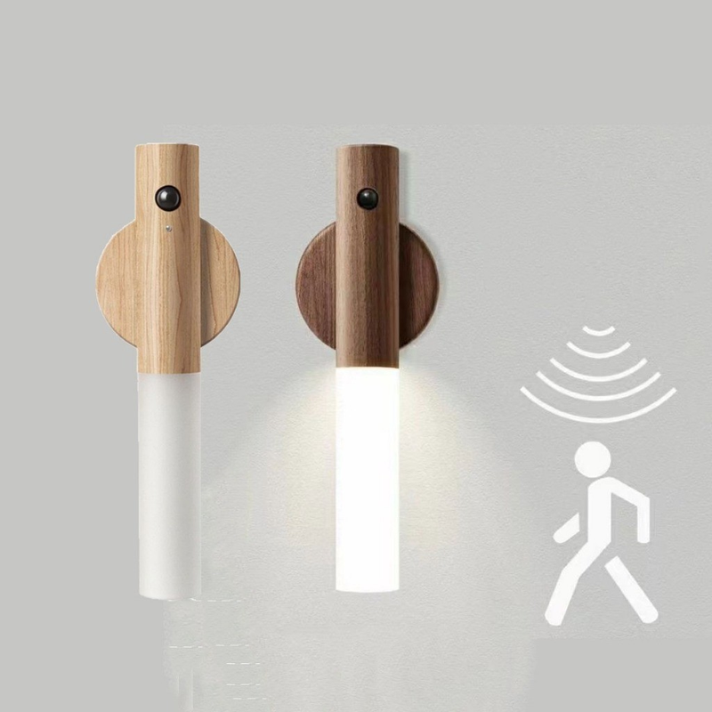 Luz branca quente com sensor de movimento magnético removível